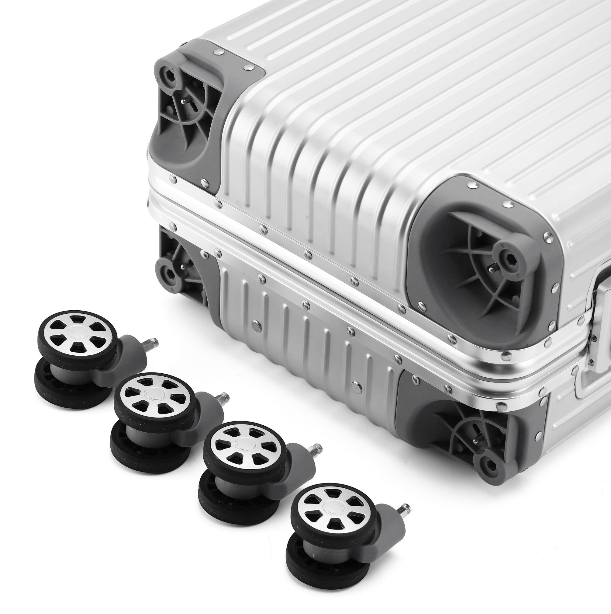 ALUMINIUM SUITCASE V2 THICKER ALUMINIUM & REMOVEABLE WHEELS